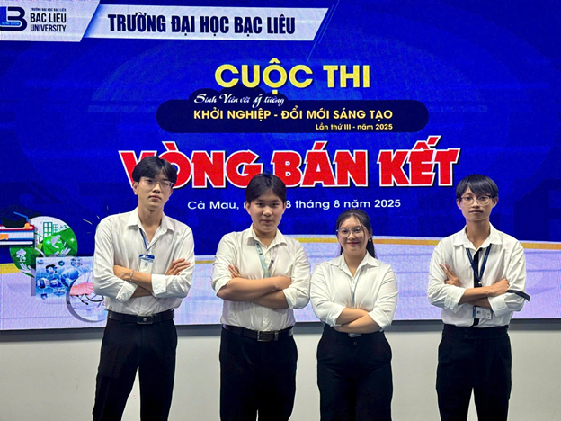 SINH VIÊN KHOA NÔNG NGHIỆP VÀ THỦY SẢN THAM GIA CUỘC THI “SINH VIÊN VỚI Ý TƯỞNG KHỞI NGHIỆP, ĐỔI MỚI SÁNG TẠO” CỦA TRƯỜNG ĐẠI HỌC BẠC LIÊU
